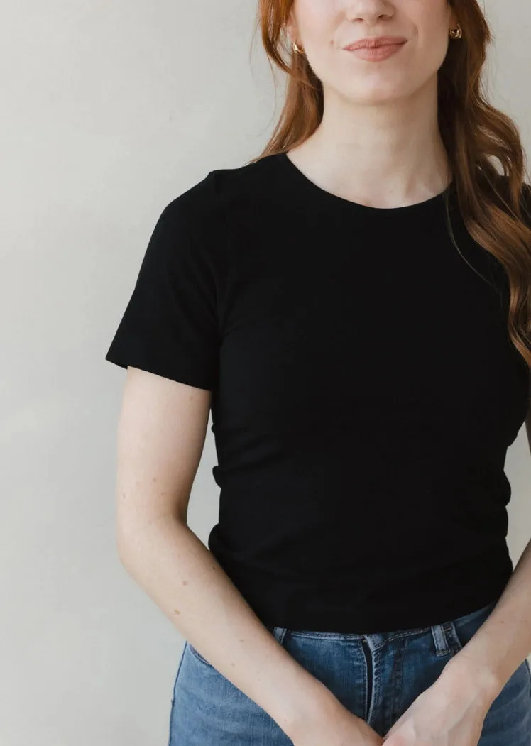 Short Sleeve Waist Top
