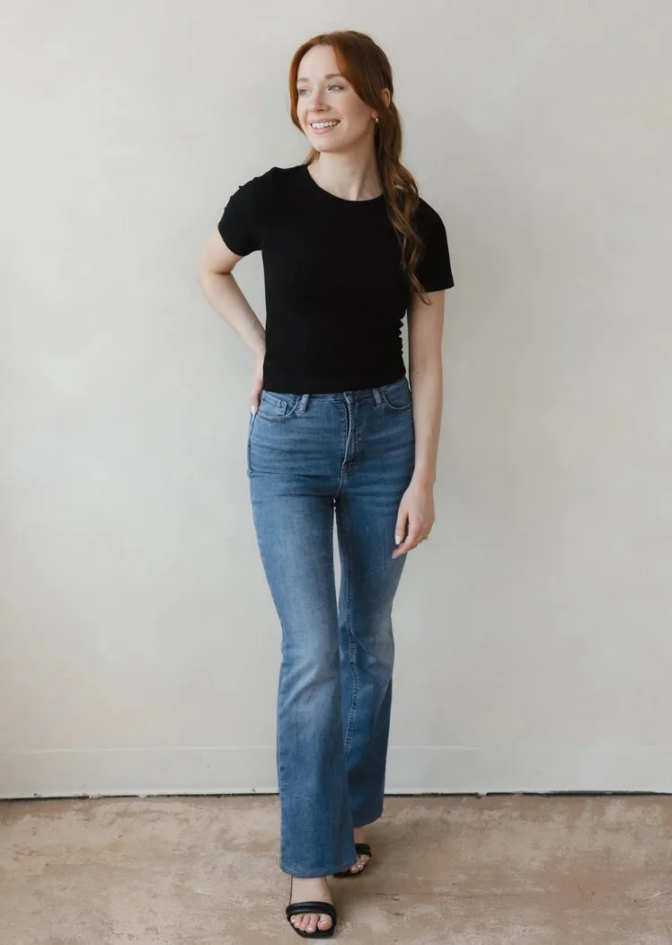 Short Sleeve Waist Top