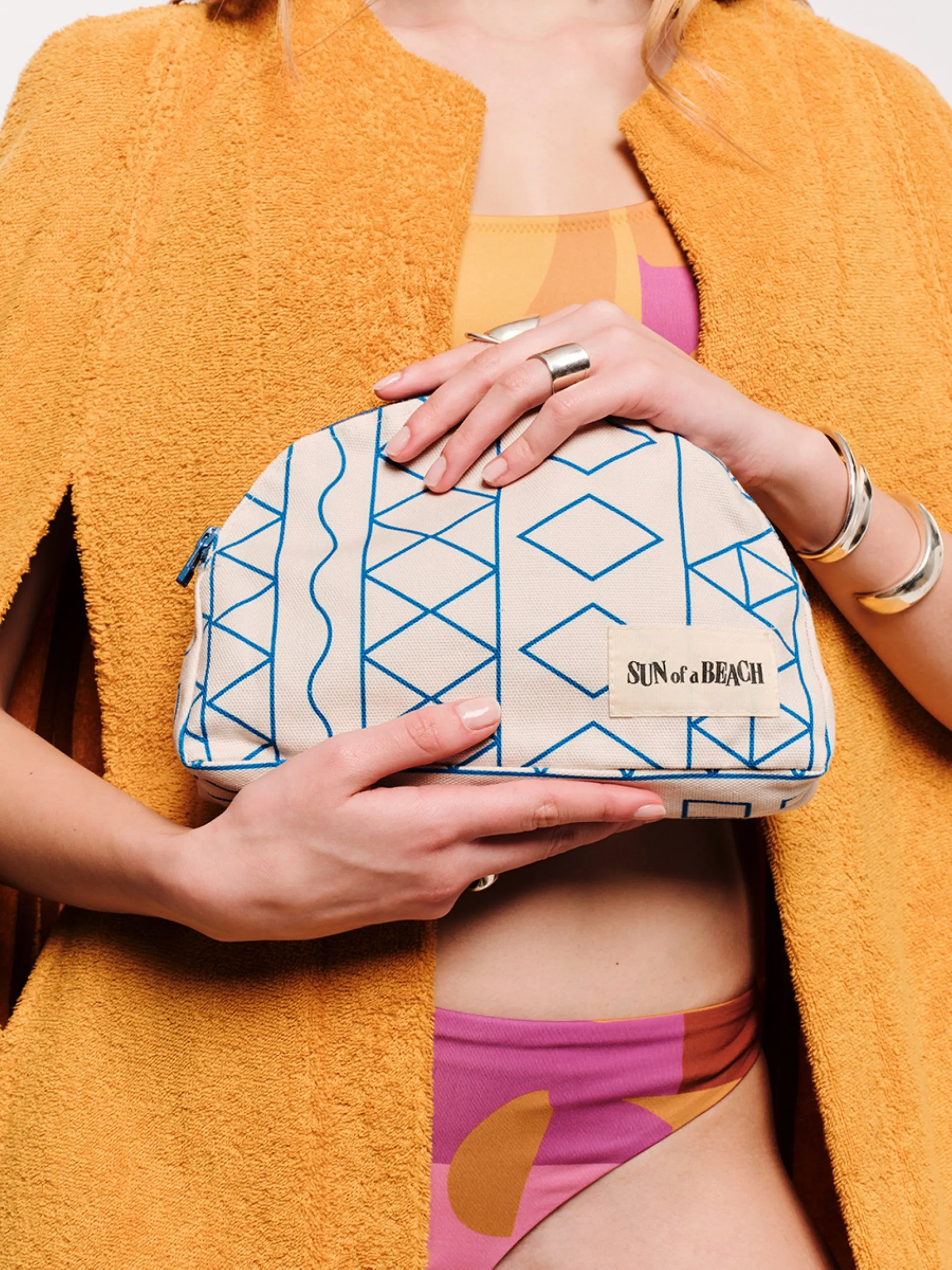 Skies of Tinos | Small Waterproof Luna Pouch