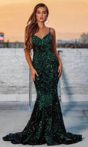 Soft Green Evening Dress