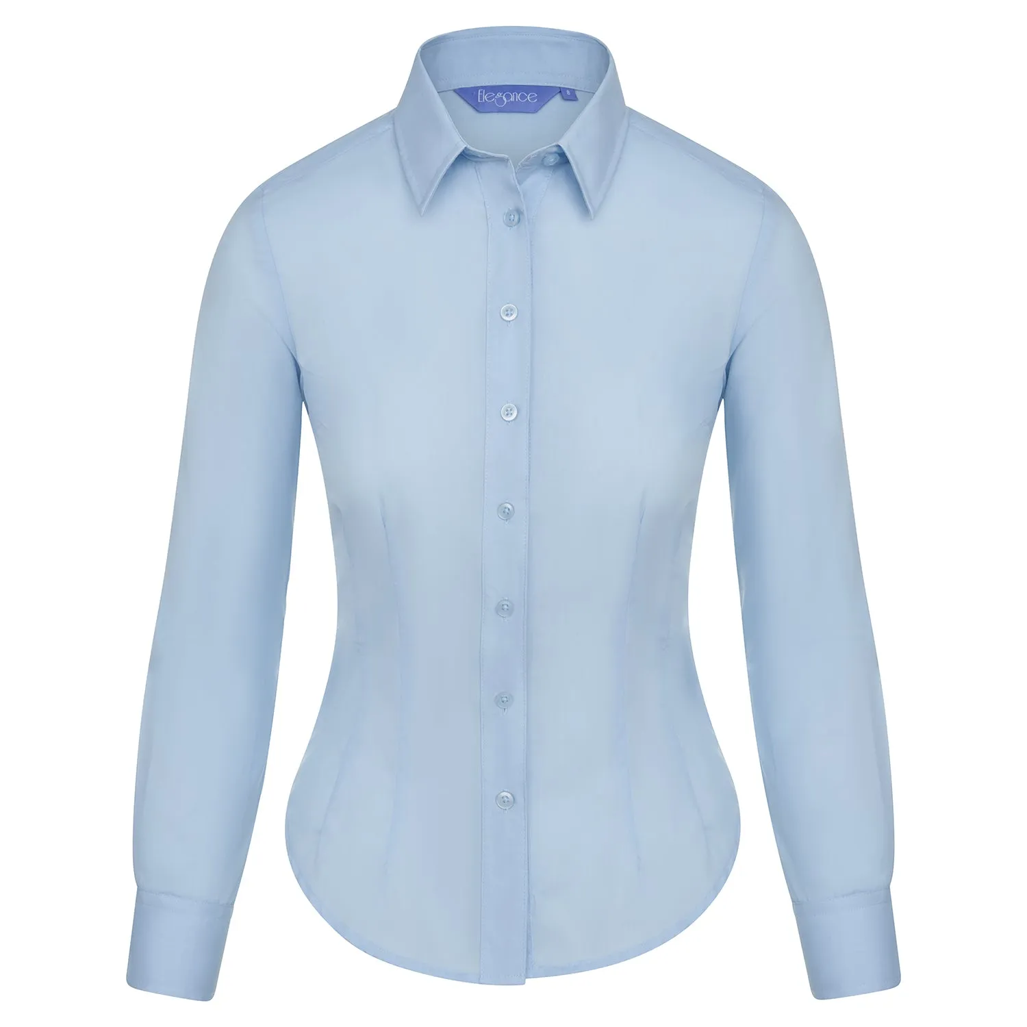 The Essential L/S Blouse | Sky
