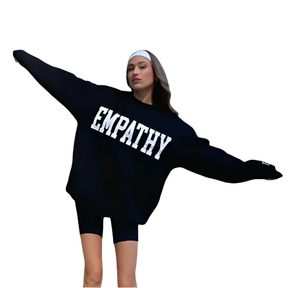 The Mayfair Group - "Empathy Always" Black Crewneck