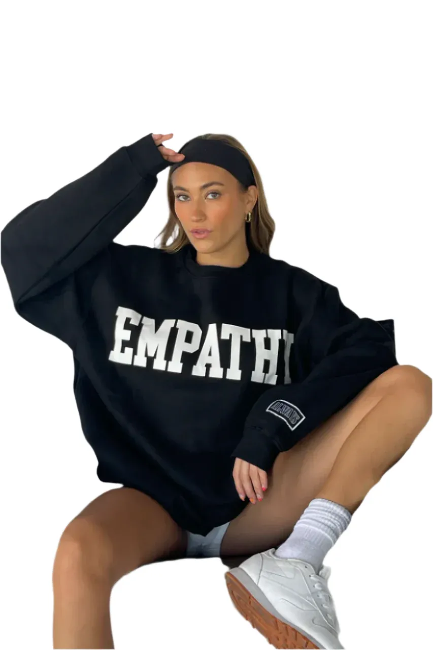 The Mayfair Group - "Empathy Always" Black Crewneck