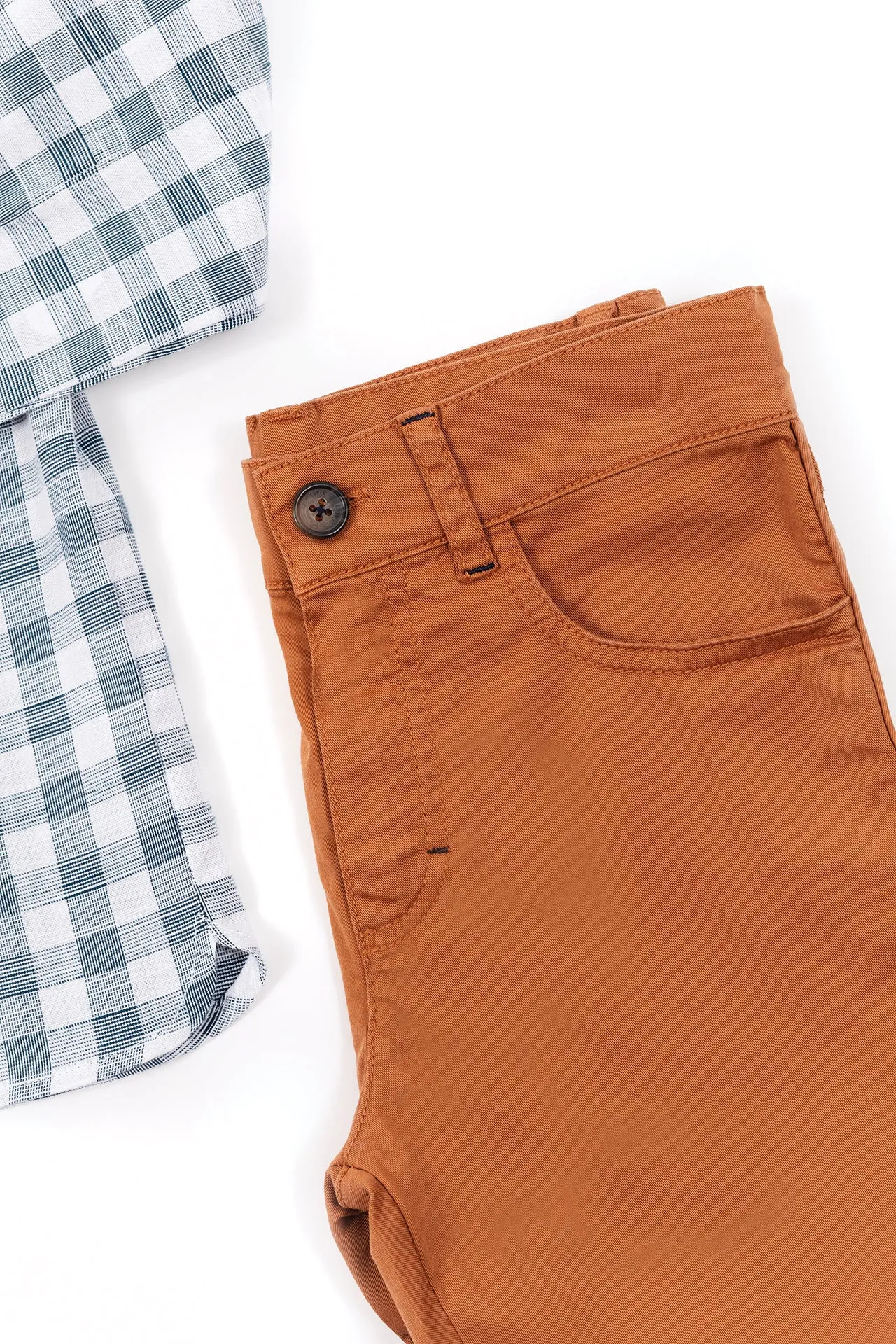 Trousers - Twill Terracotta
