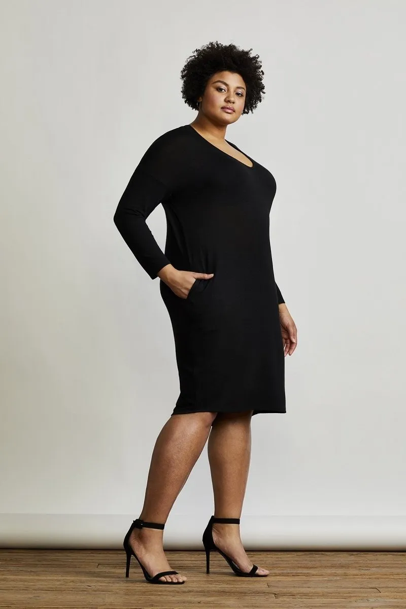 Willow Dress in Jet Black