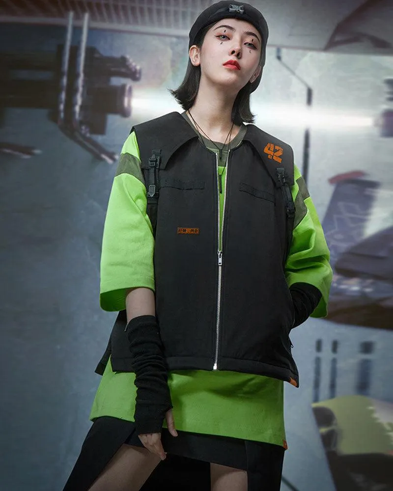XIPHEVIL Cyberpunk Functional Unisex Cargo Vest