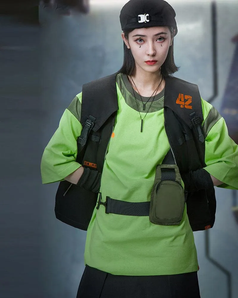 XIPHEVIL Cyberpunk Functional Unisex Cargo Vest