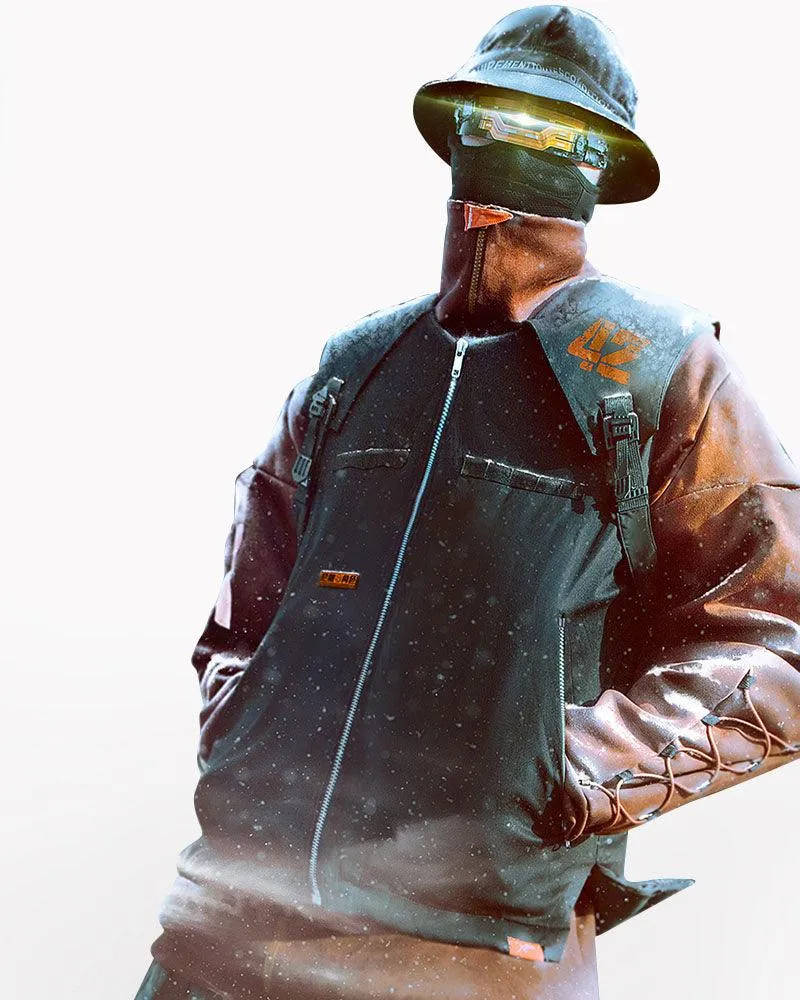 XIPHEVIL Cyberpunk Functional Unisex Cargo Vest