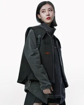 XIPHEVIL Cyberpunk Functional Unisex Cargo Vest