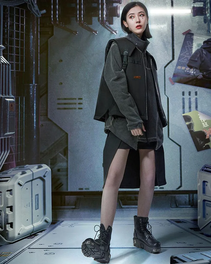 XIPHEVIL Cyberpunk Functional Unisex Cargo Vest